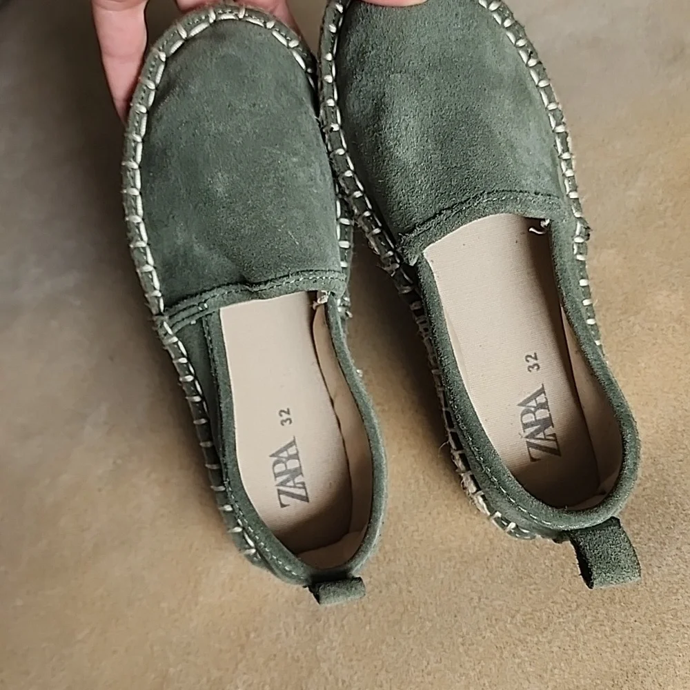 Zara kids leather espadrilles